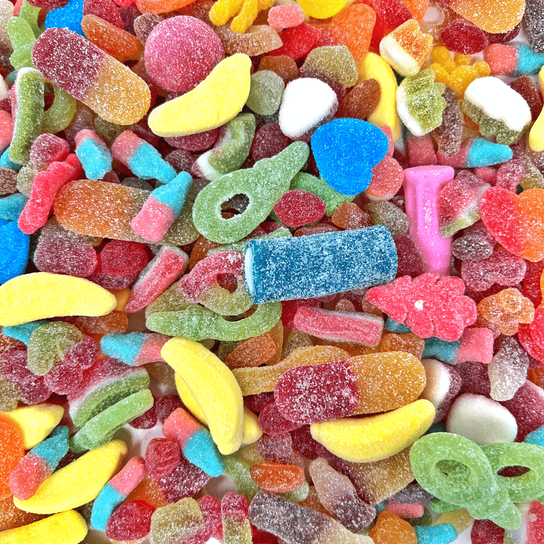 1kg Sweets: (1kg x 2) Pick'n'Mix Sweet Bags (Fizzy/Jelly) - 2kg for £10!