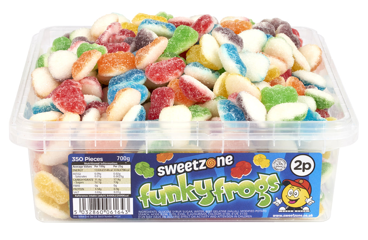 Sweetzone Tub Funky Frogs (700g) SoSweet
