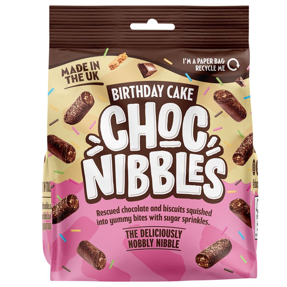 Sweet Dreams Birthday Cake Choc Nibbles Pouch 135g