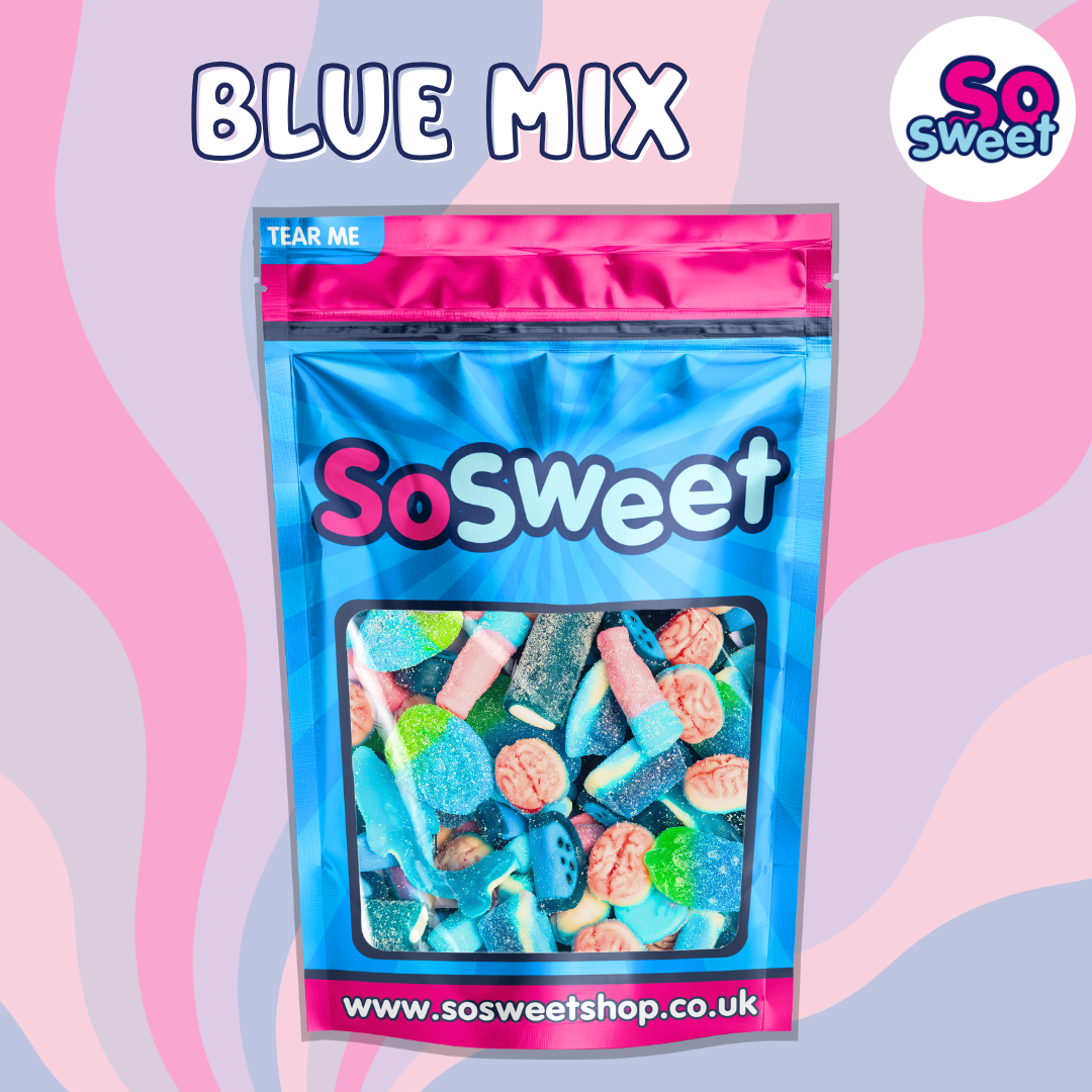 SoSweet Pick & Mix Sweets Blue Mix Pouch 800g