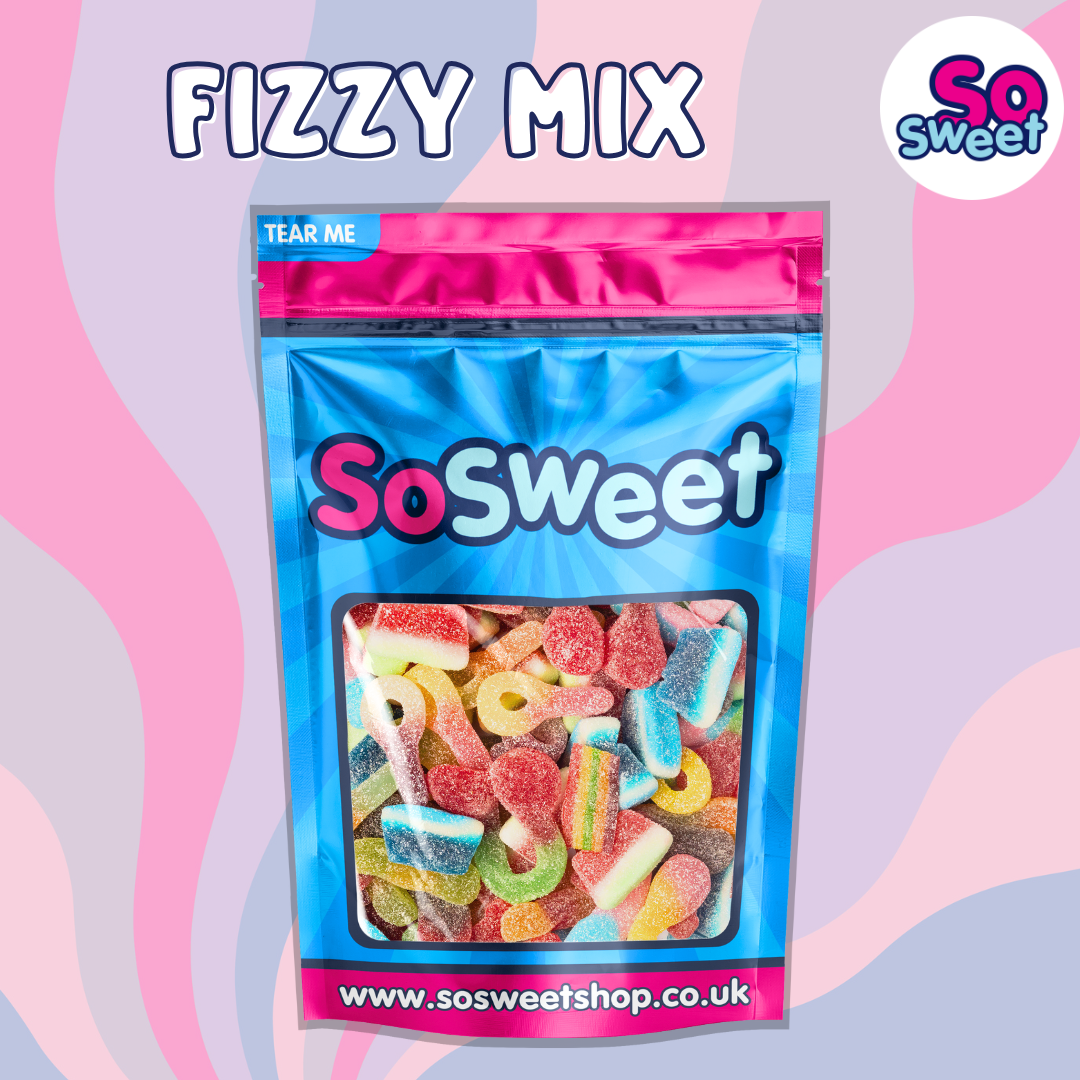 SoSweet Pick & Mix Sweets Fizzy Mix Pouch 800g