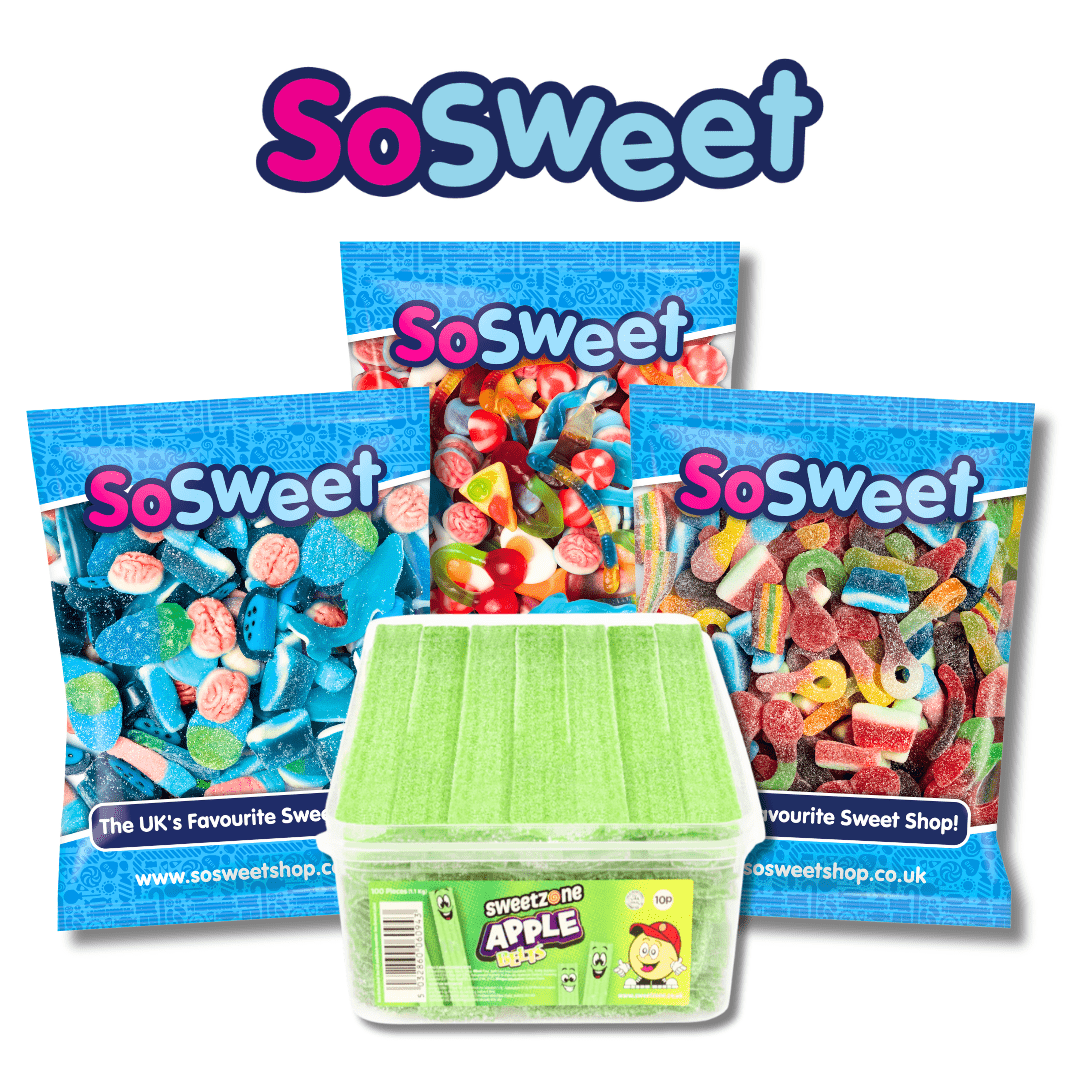 4kg for £25 - Jelly, Fizzy, Blue, Sweetzone Apple Belt