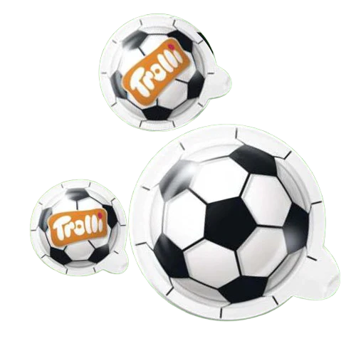 Trolli Superkick 3D Sour FIlled Gummy Football Candy 18g