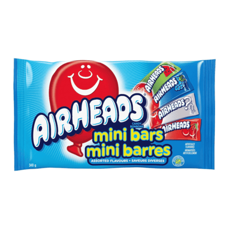 Airheads Mini Bars Assorted Flavours (340g)