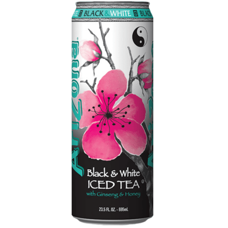 Arizona Black And White Iced Tea Can (680ml)