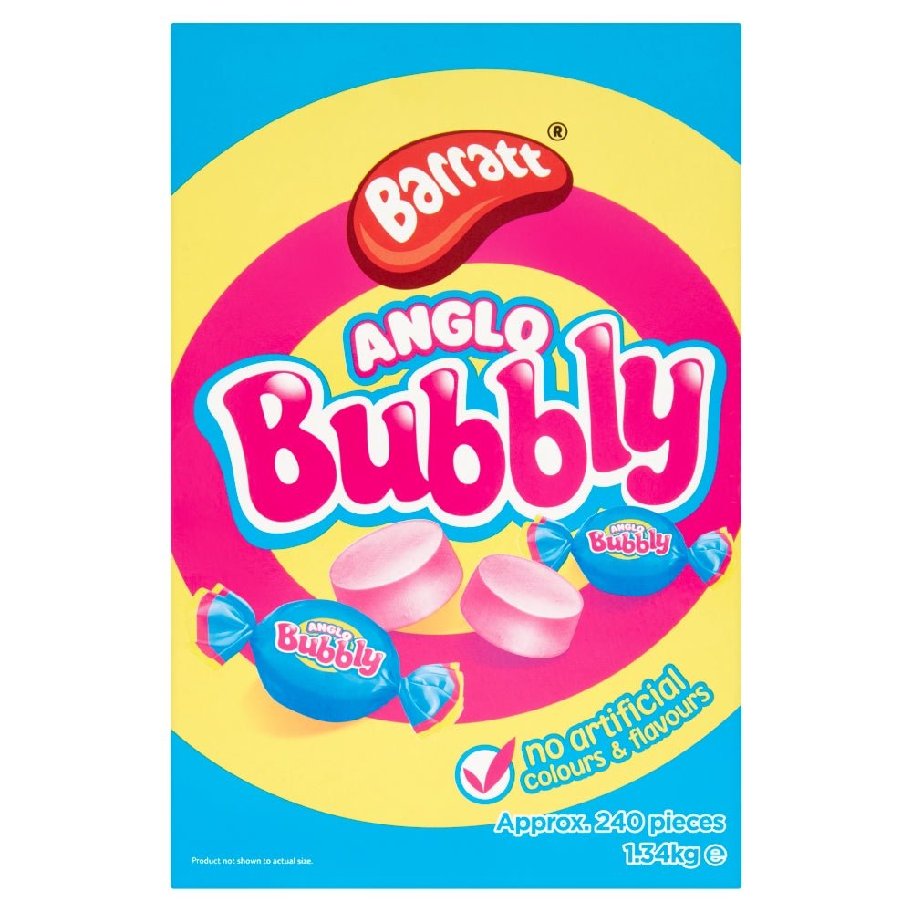 Barratt Anglo Bubbly Bubblegum (240pcs)