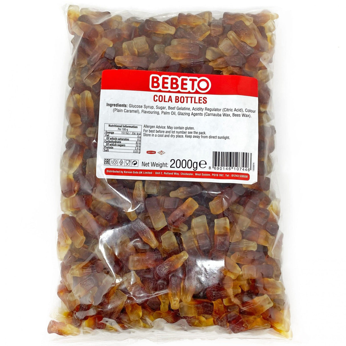 Bebeto Bag Cola Bottles (2kg)