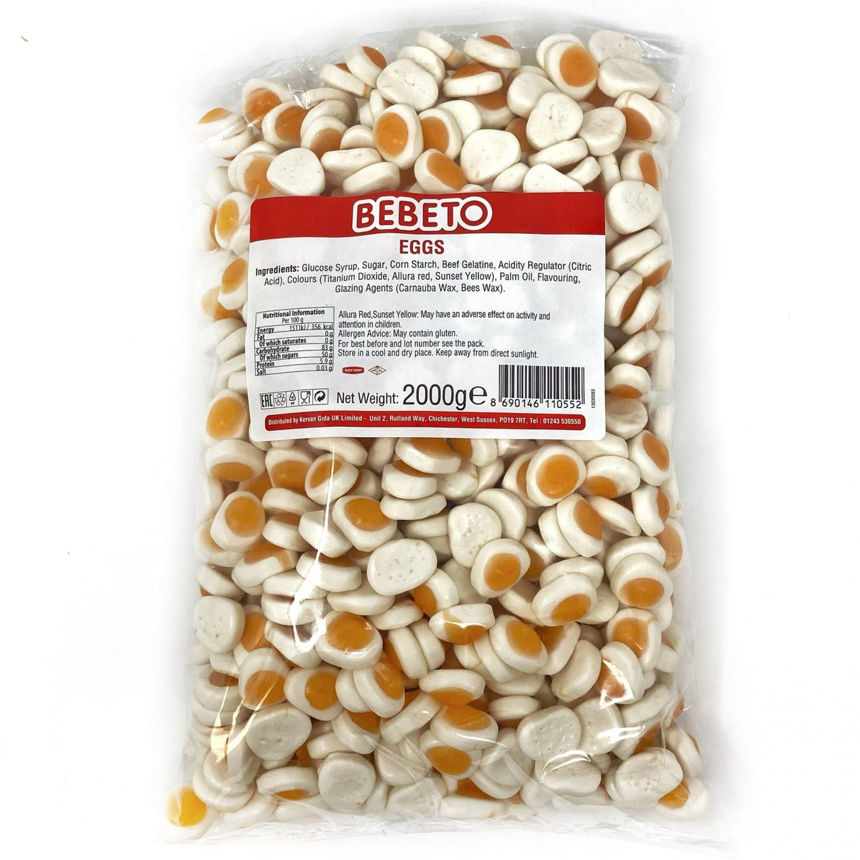 Bebeto Bag Fried Eggs (2kg)