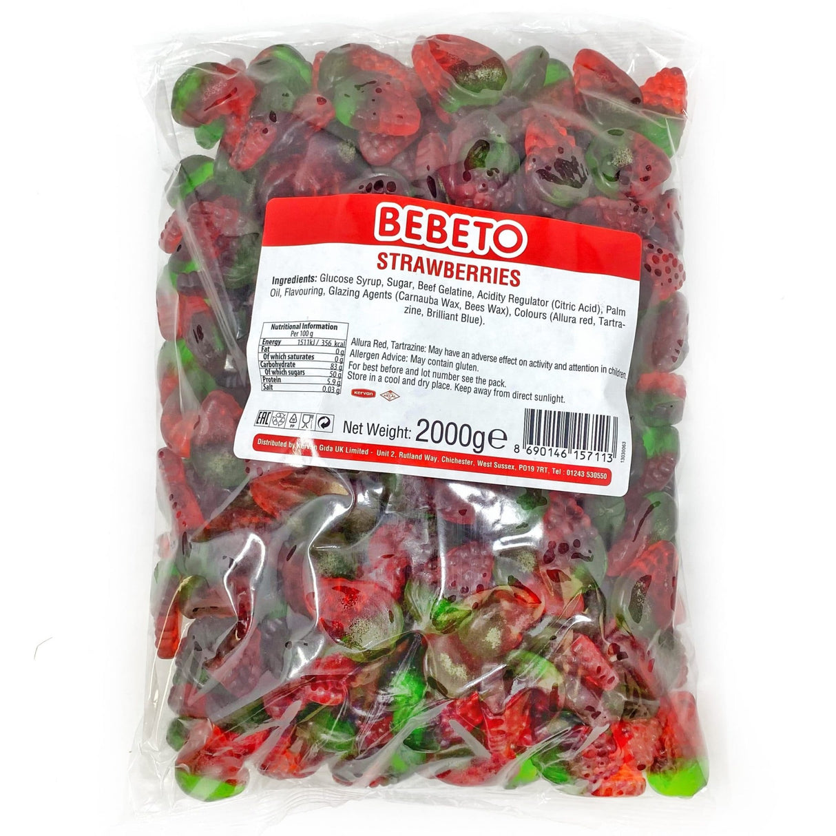 Bebeto Bag Giant Strawberries (2kg)