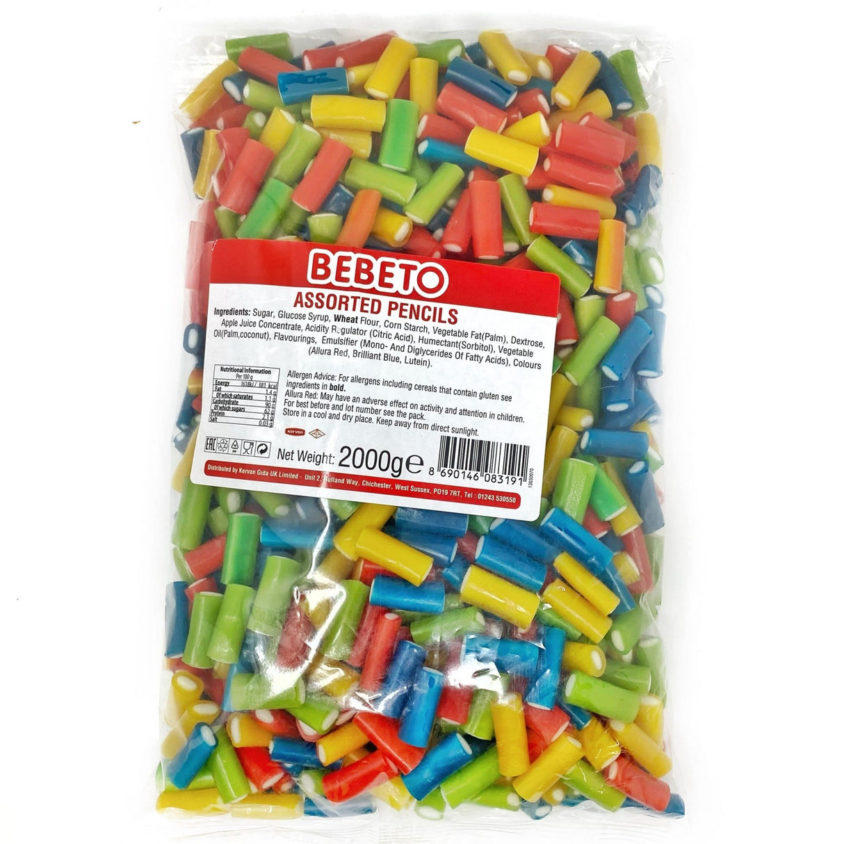 Bebeto Bag Rainbow Pencils (2kg)