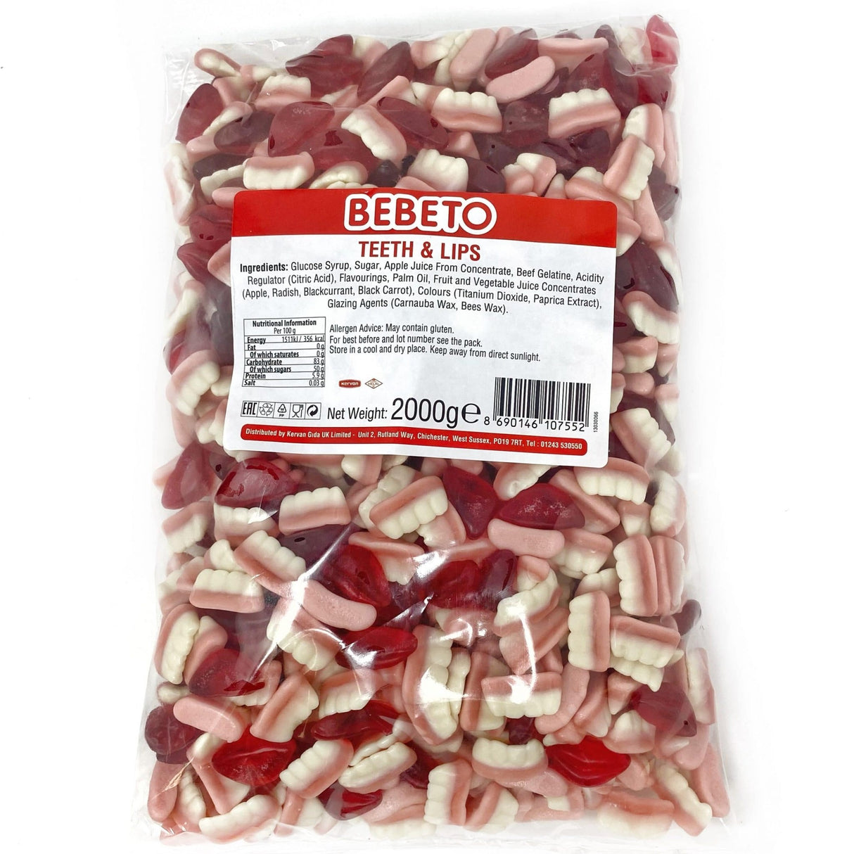 Bebeto Bag Teeth and Lips (2kg)