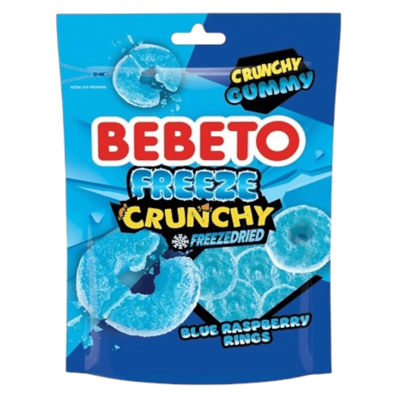 Bebeto Freeze Dried Blue Raspberry Rings (35g)