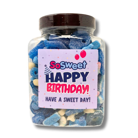 Berry Blue Paradise Sweet Mix Gift Jar (1.5kg)
