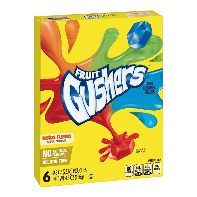 Betty Crocker Fruit Gushers Tropical (136g)
