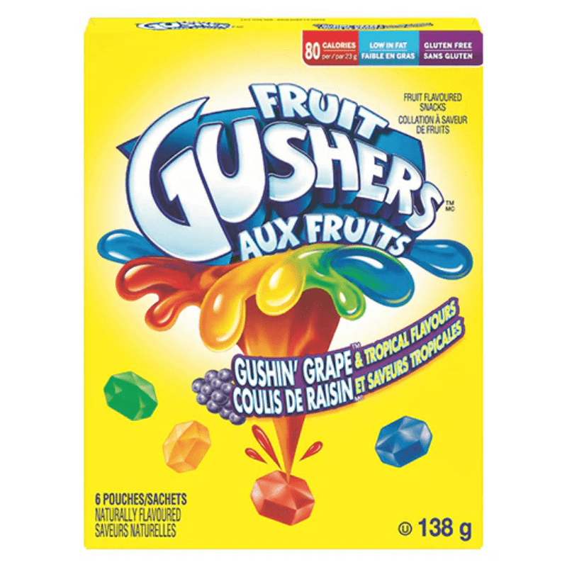 Betty Crocker Fruit Gushers Variety Pack (136g)