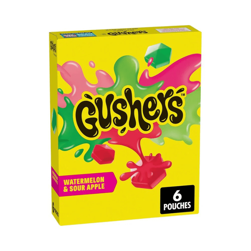Betty Crocker Fruit Gushers Watermelon & Sour Apple (136g)