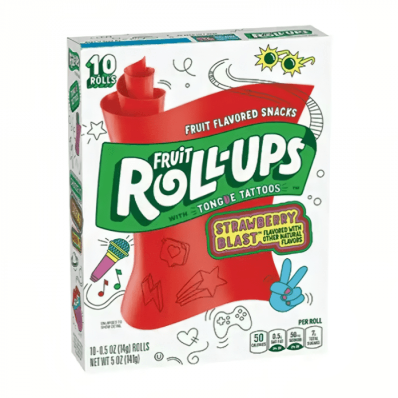 Betty Crocker Fruit Roll Ups Strawberry Blast (141g)