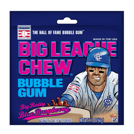 Big League Chew Bubblegum Blue Raspberry (60g)