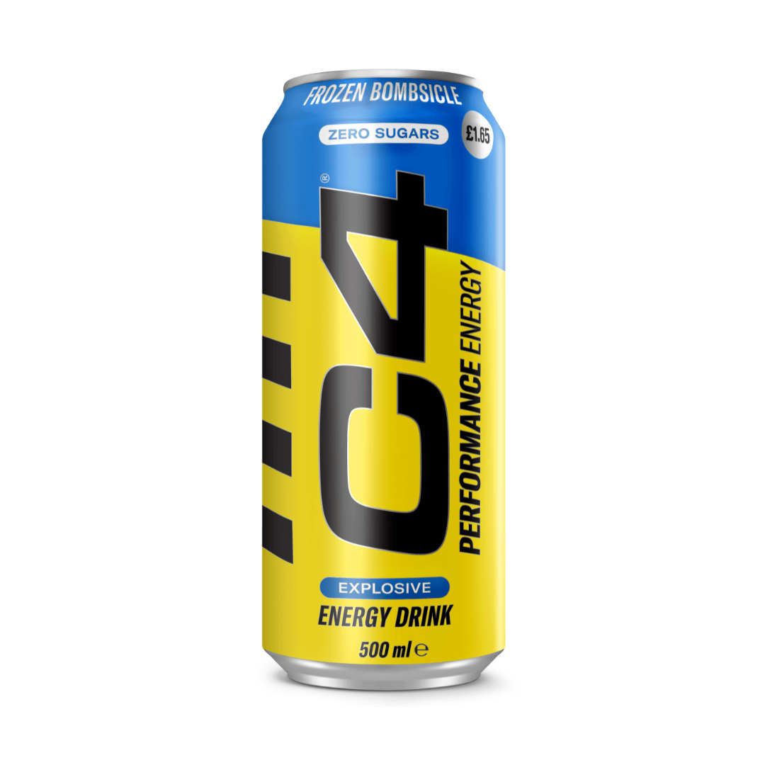 C4 Energy Frozen Bombsicle Zero Sugar Can 500ml PMP £1.65