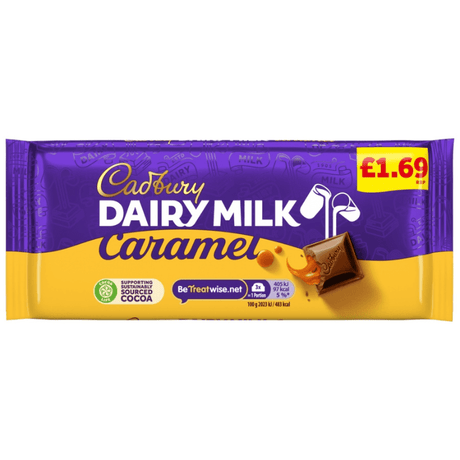 Cadbury Dairy Milk Caramel Chocolate Bar (120g) £1.69 PMP