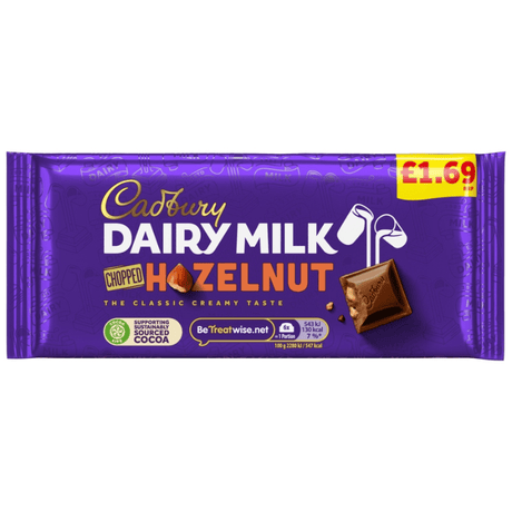 Cadbury Dairy Milk Chopped Nut Chocolate Bar (95g) £1.69 PMP