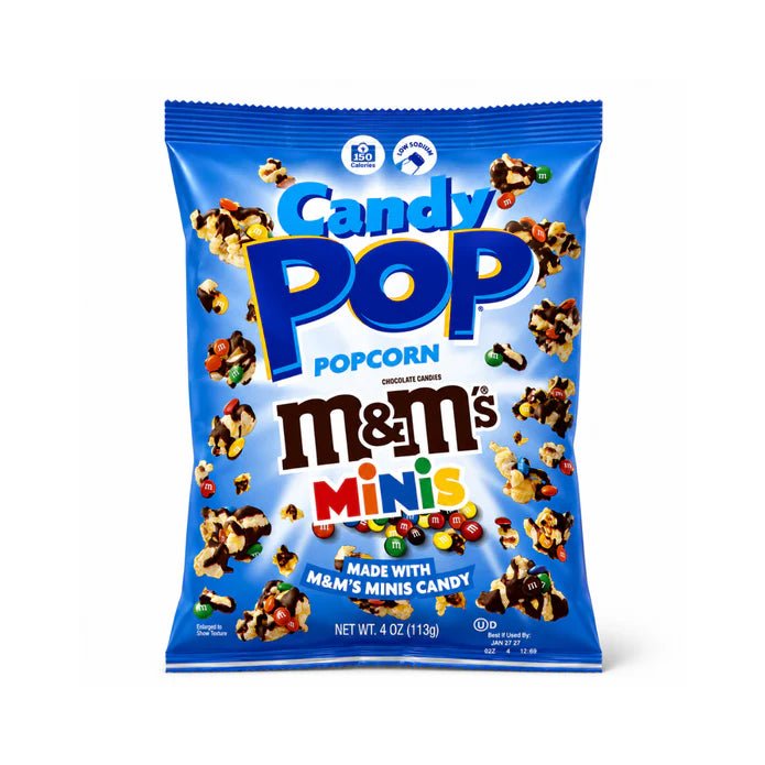 Candy Pop Popcorn with M&M Minis Bag 113g USA
