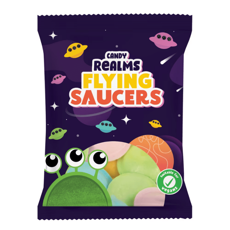 Candy Realms Flying Saucers Bag (36g)