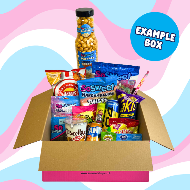 SoSweet Candy Club Mystery Box + FREE Crunchy Caramel Popcorn Bottle (Worth £7.99)