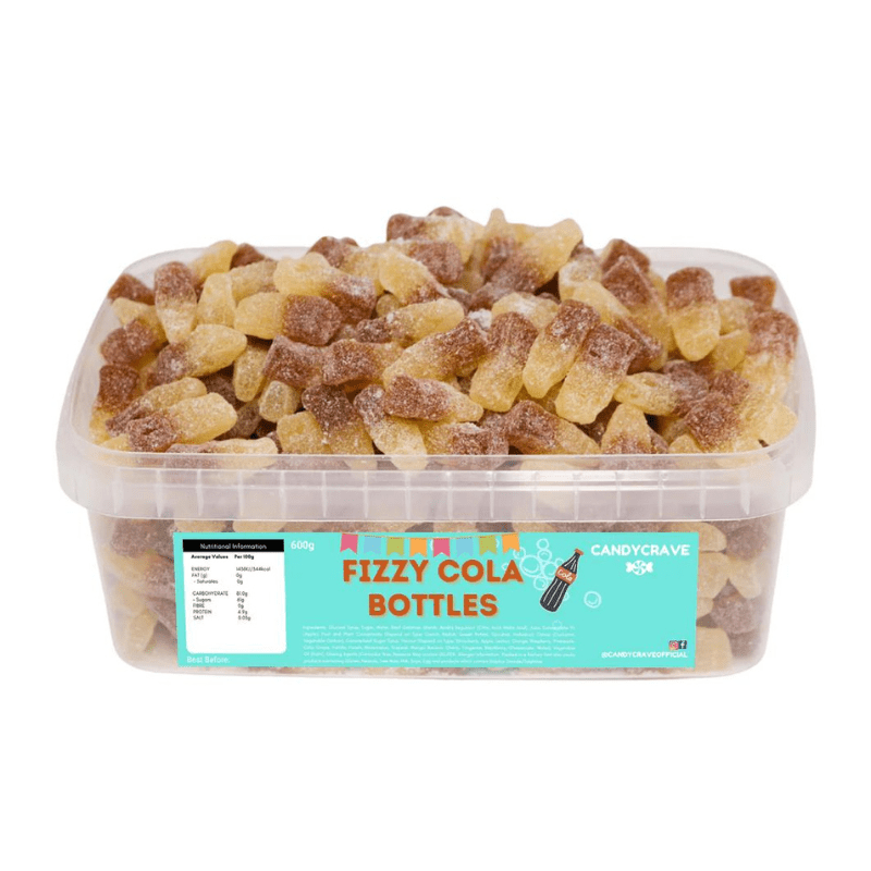 Candycrave Fizzy Cola Bottles Tub (600g)