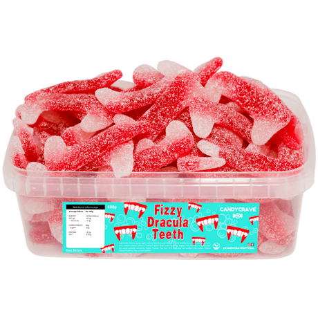 Candycrave Fizzy Dracula Teeth Tub (600g)