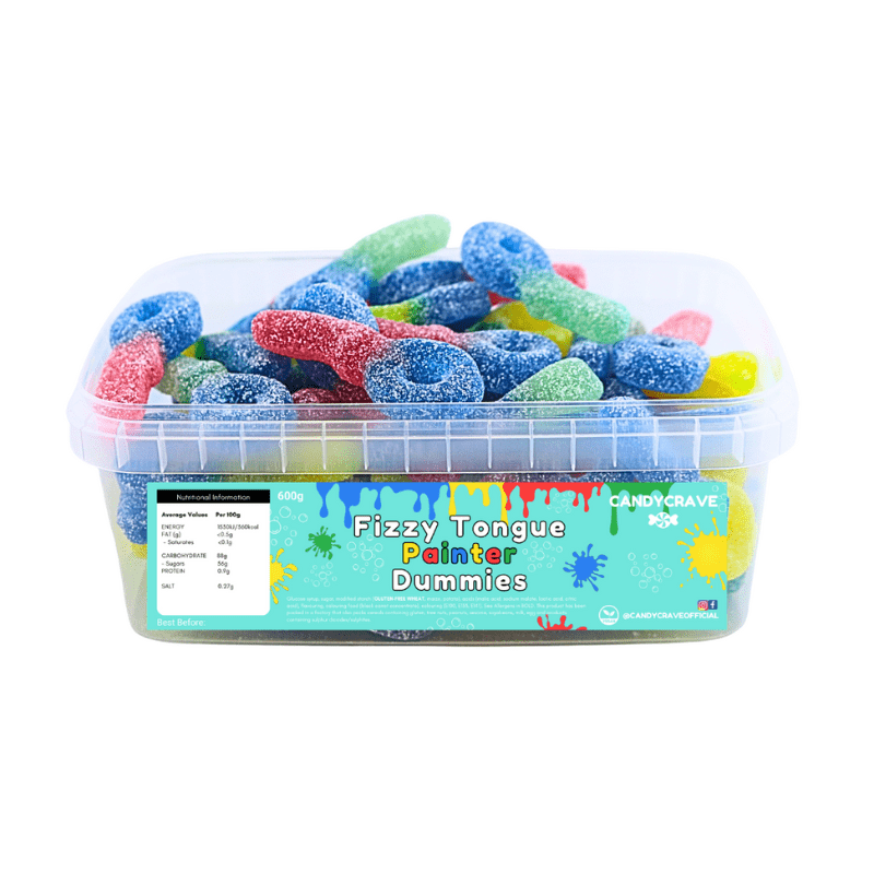 Candycrave Fizzy Tongue Painter Dummies Tub (600g)