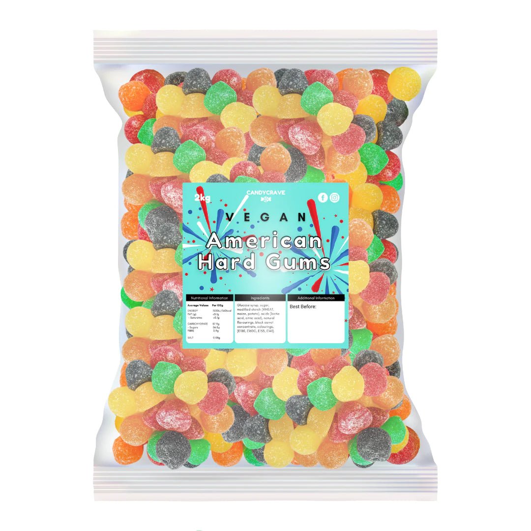 CandyCrave Vegan American Hard Gums (2kg)