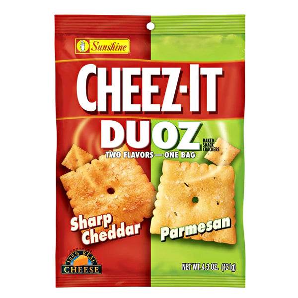 Cheez-It Duoz Sharp Cheddar Parmesan 121g USA