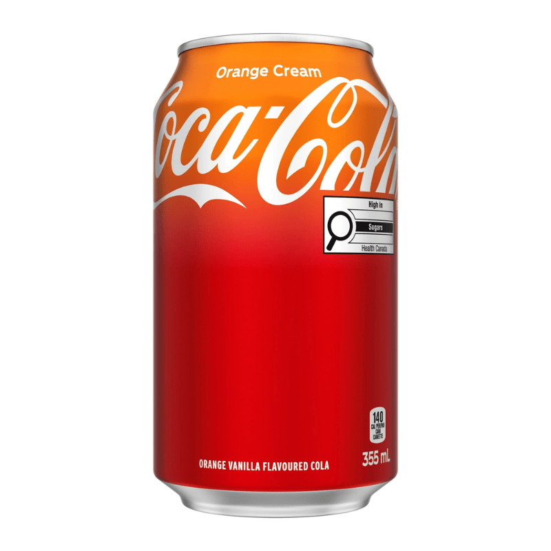 Coca Cola Orange Cream Soda (355ml) USA