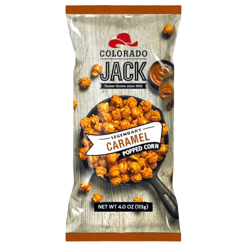 Colorado Jack Popcorn Caramel (113g) case of 6 (BBE 31/12/24)
