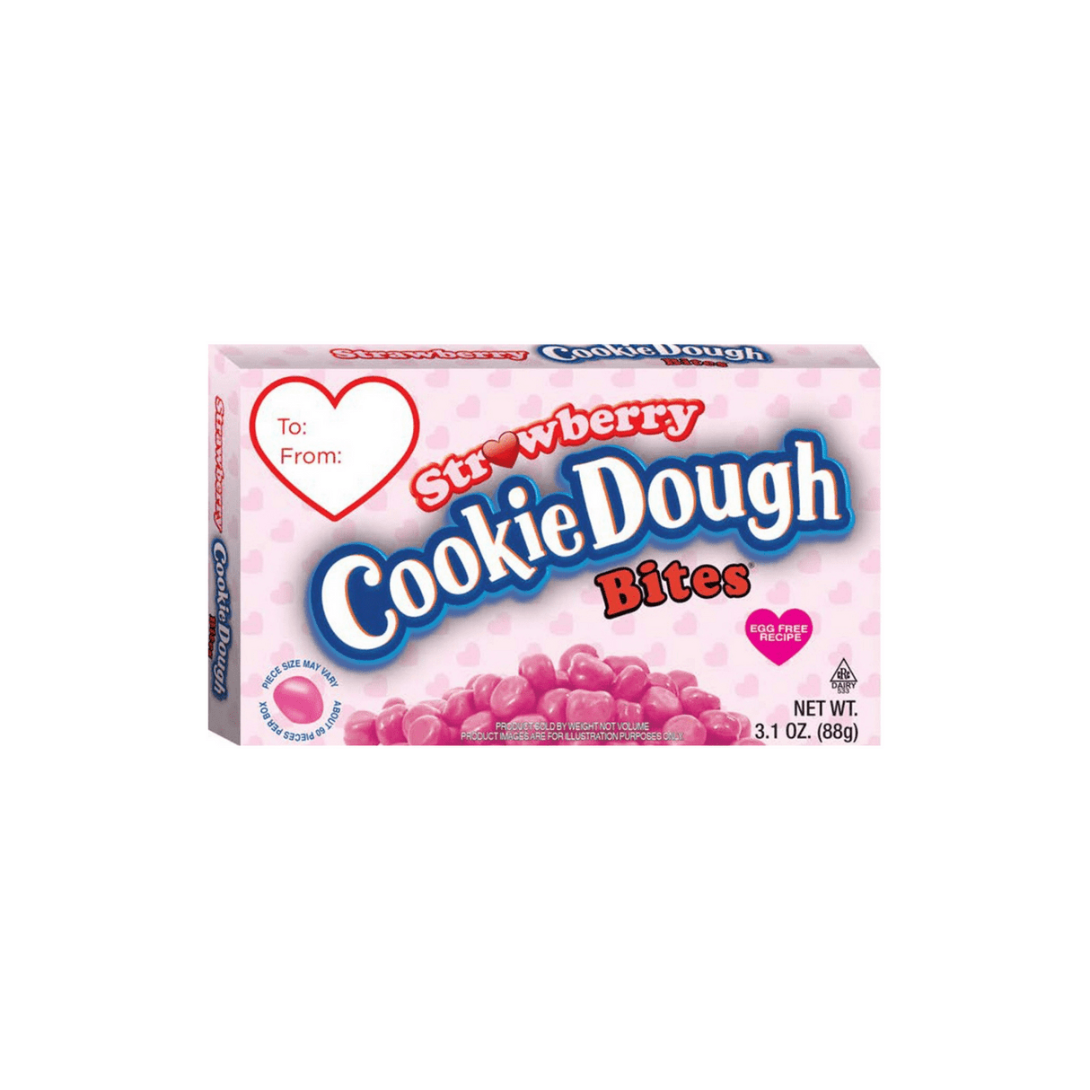 Cookie Dough Bites Strawberry Theatre Box 88g USA