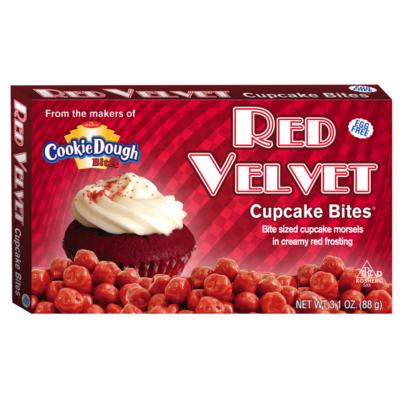 Cookie Dough Red Velvet Cupcake Bites (87g)
