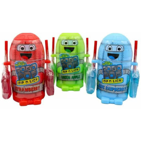Crazy Candy Factory Robo Pop Dip N Lick (40g)