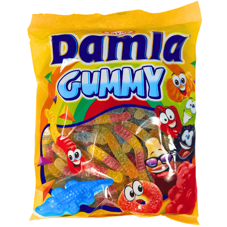Damla Fizzy Gummy Worms (1kg)