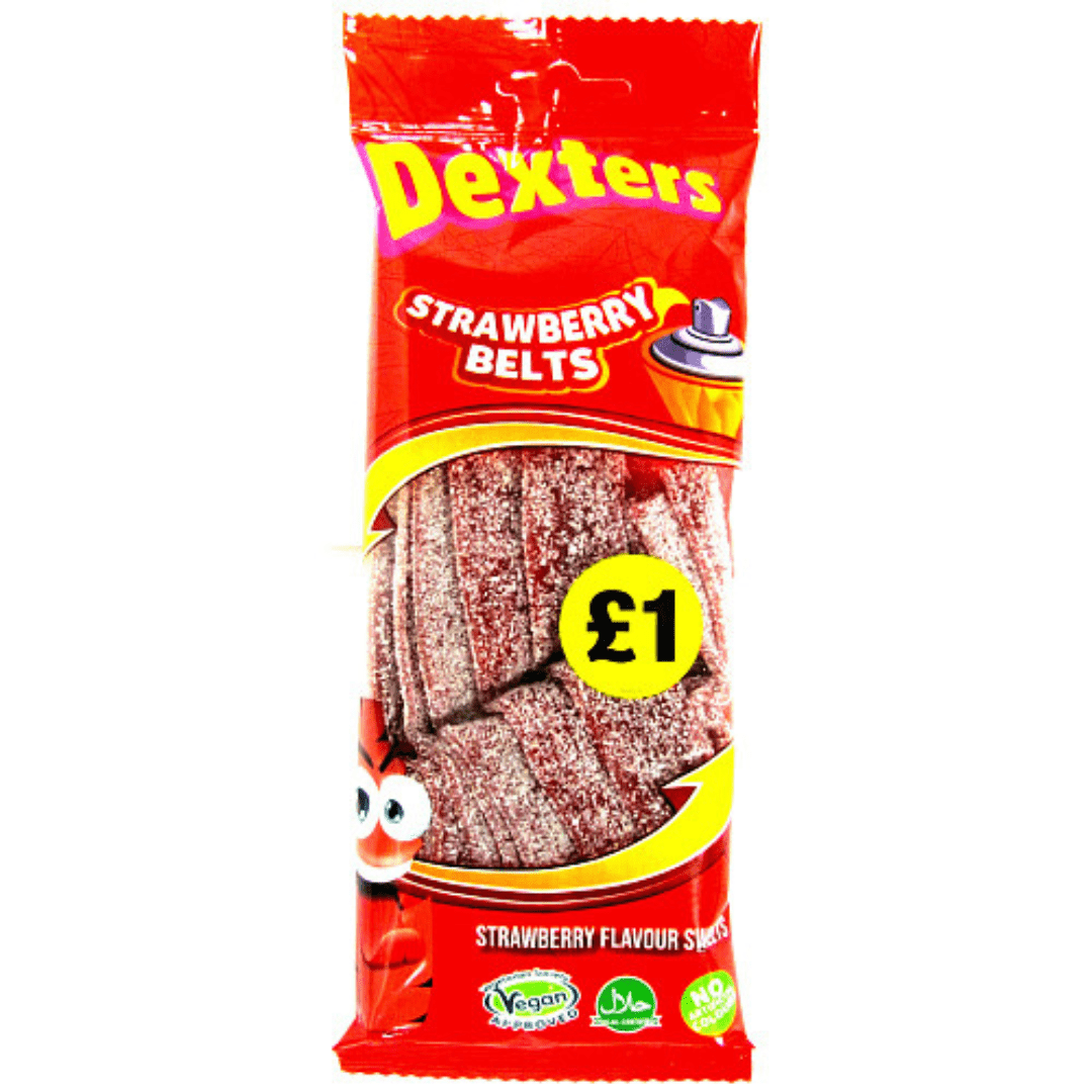 Dexters Strawberry Belts (180g)
