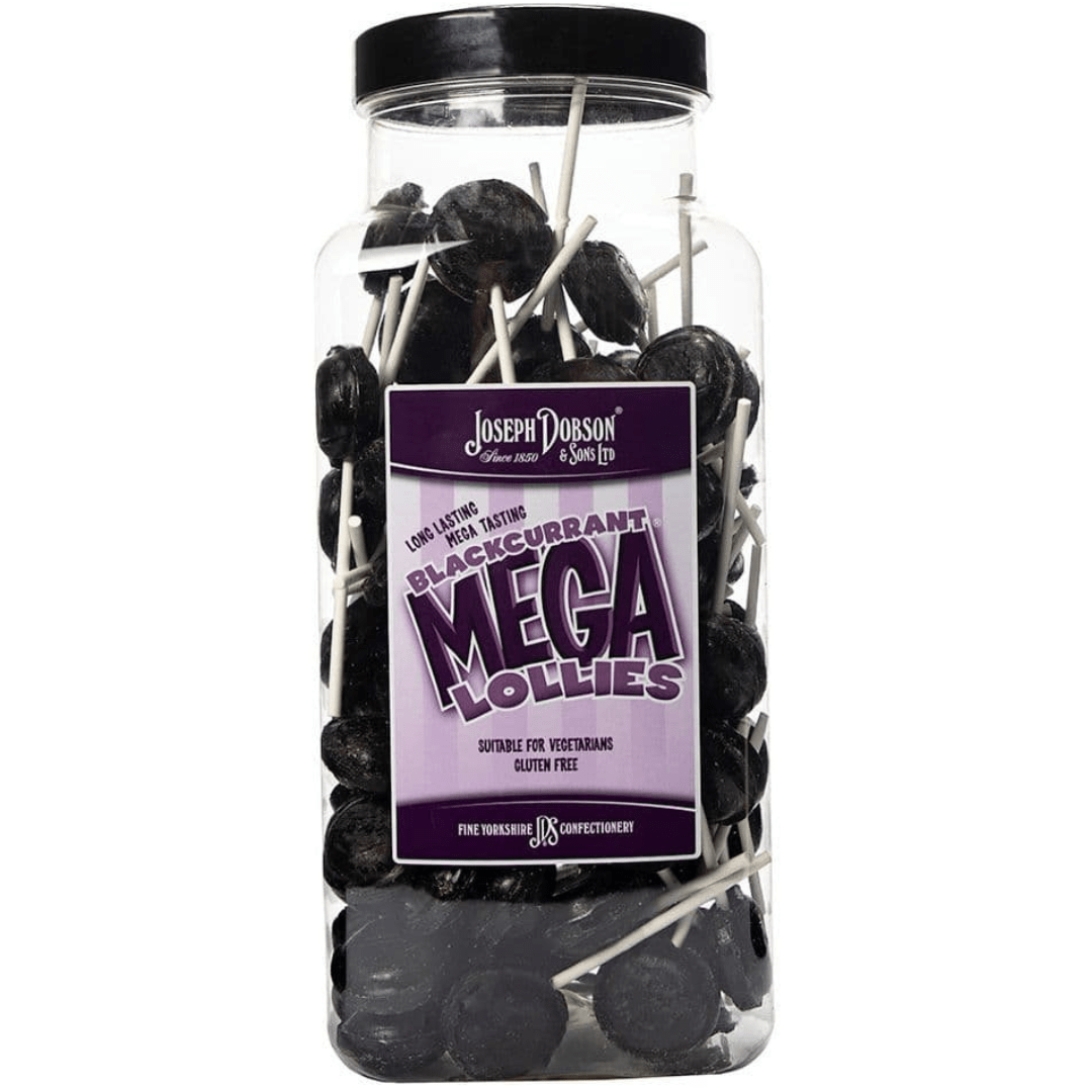 Dobsons Blackcurrant Mega Lollies Jar (1.9kg)