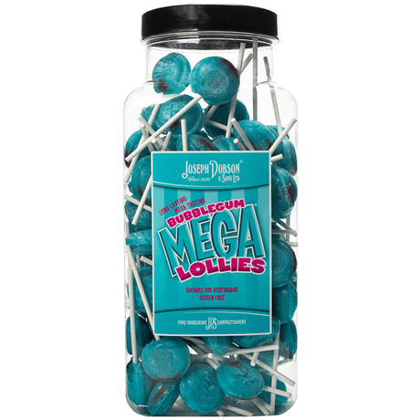 Dobsons Bubblegum Mega Lollies Jar (1.9kg)