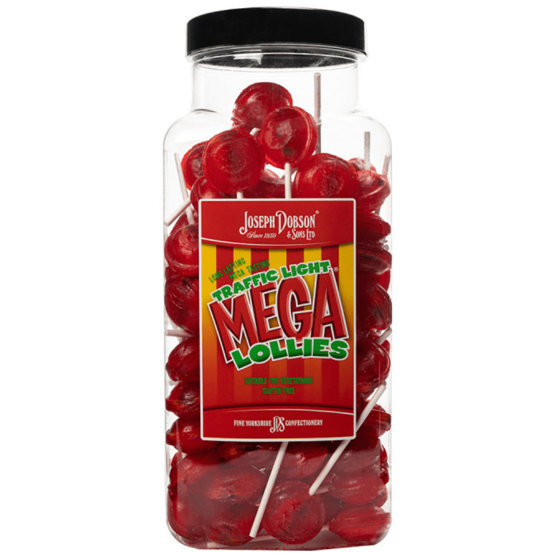 Dobsons Traffic Light Mega Lollies Jar (1.9kg)