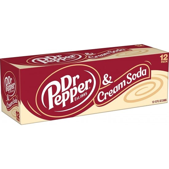 Dr Pepper and Cream Soda Fridge Pack (Case of 12)