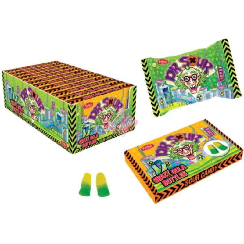 Dr Sour Crazy Bottles Theatre Box (90g)