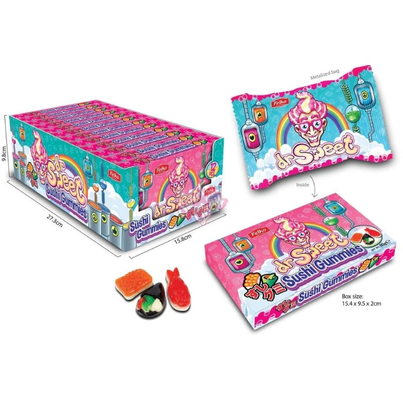 Dr Sweet Sushi Gummies Theatre Box (60g)
