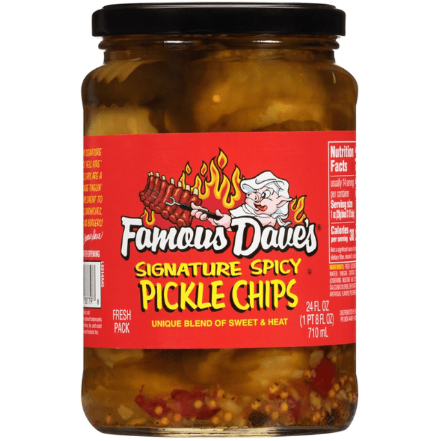 Famous Dave's Signature Spicy Pickle Chips (710ml)
