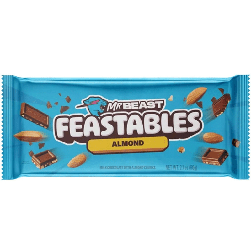 Feastables Mr Beast Almond Milk Chocolate Bar (60g)