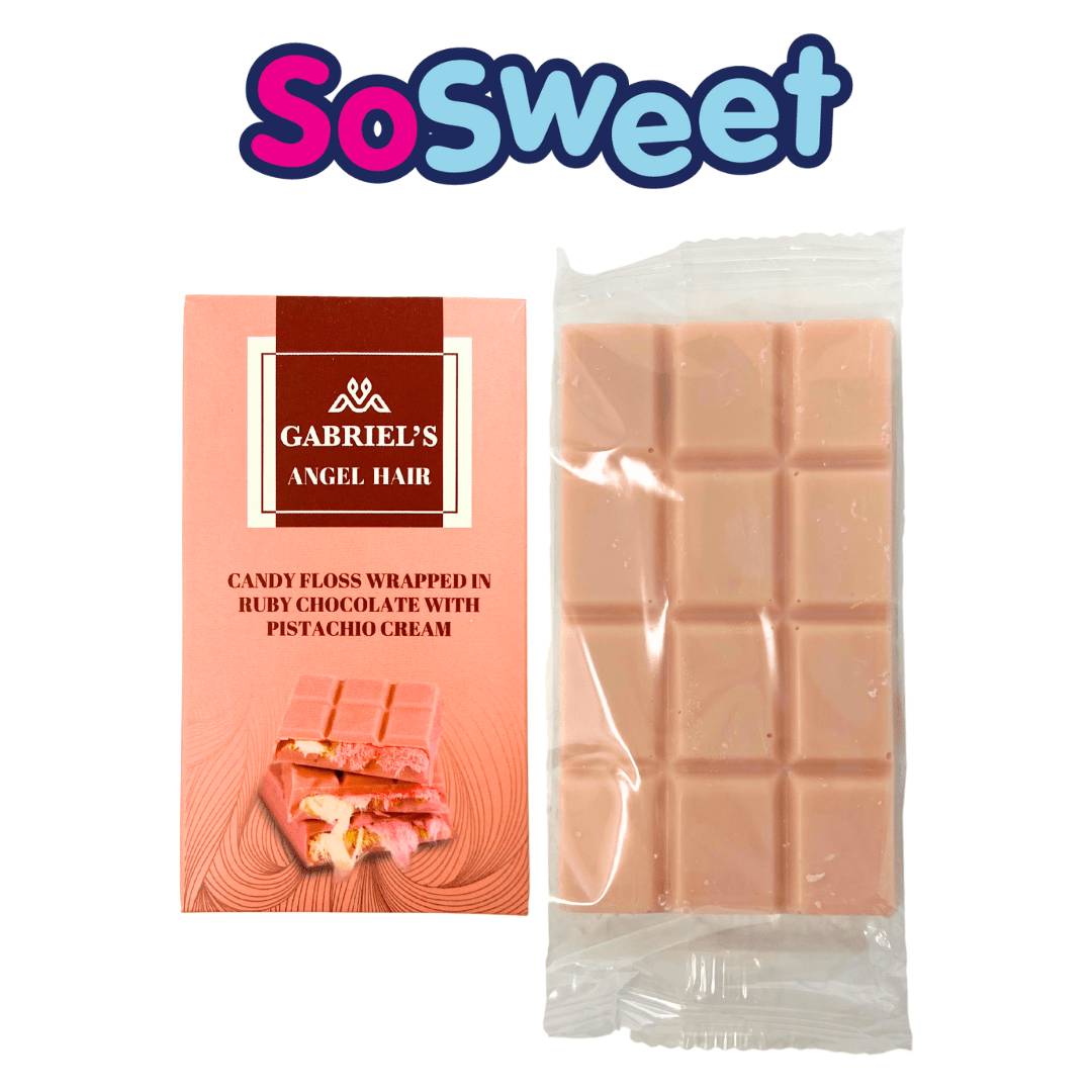 Gabriels Angel Hair Ruby Chocolate Bar (60g)