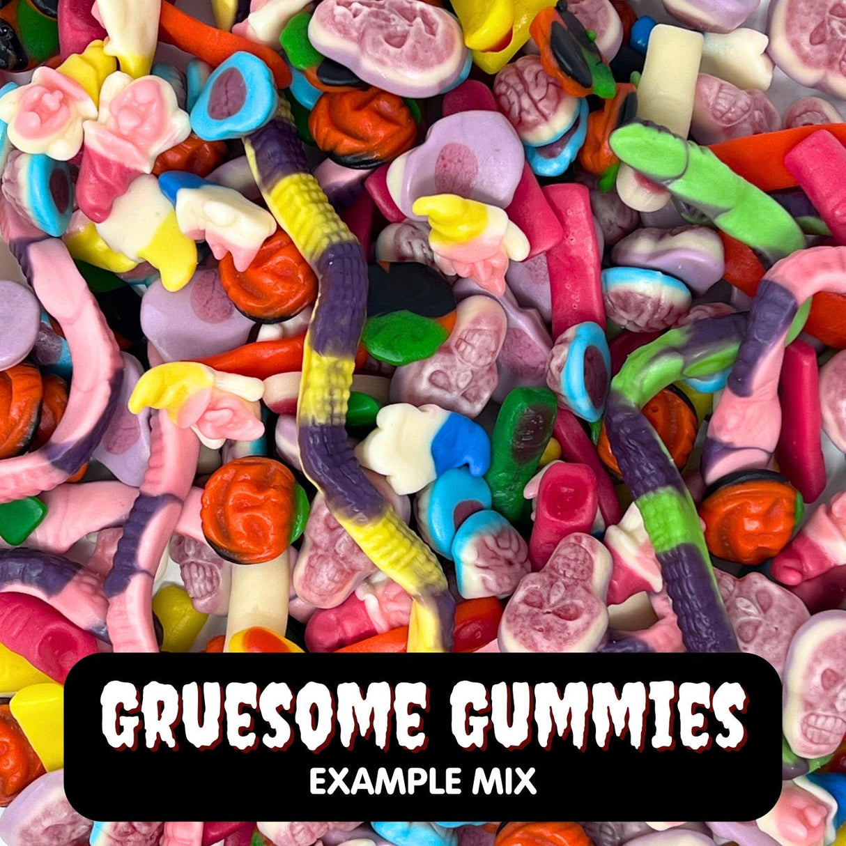 Halloween Gruesome Gummies Sweets Bucket (2kg)